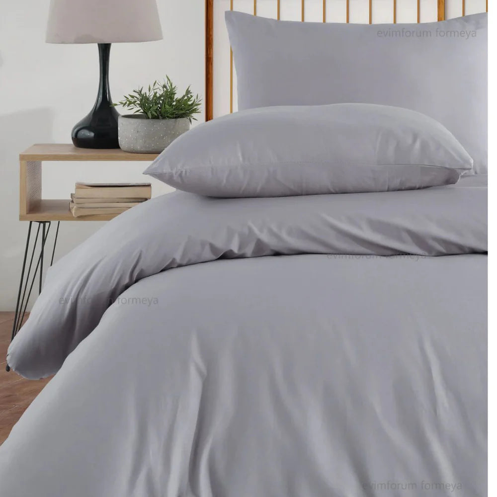 Premium Bettwäsche Set aus 100% Baumwolle Renforcé (Naturfaser) & Kissenbezug