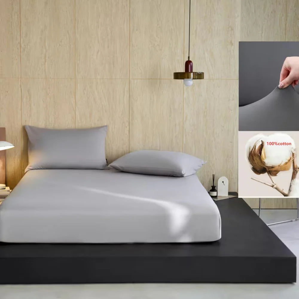 Premium Spannbettlaken 100 % Baumwolle Jersey