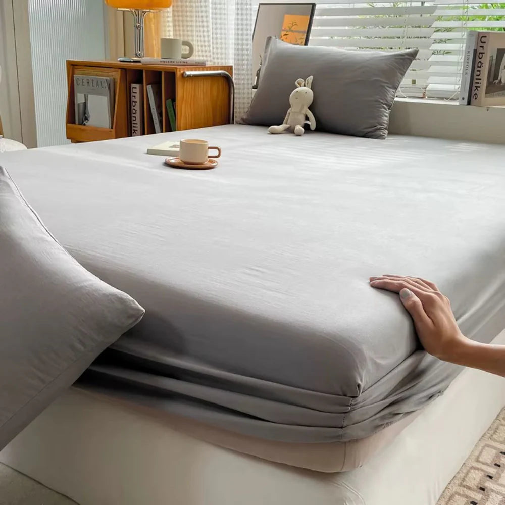 Premium Spannbettlaken 100 % Baumwolle Jersey