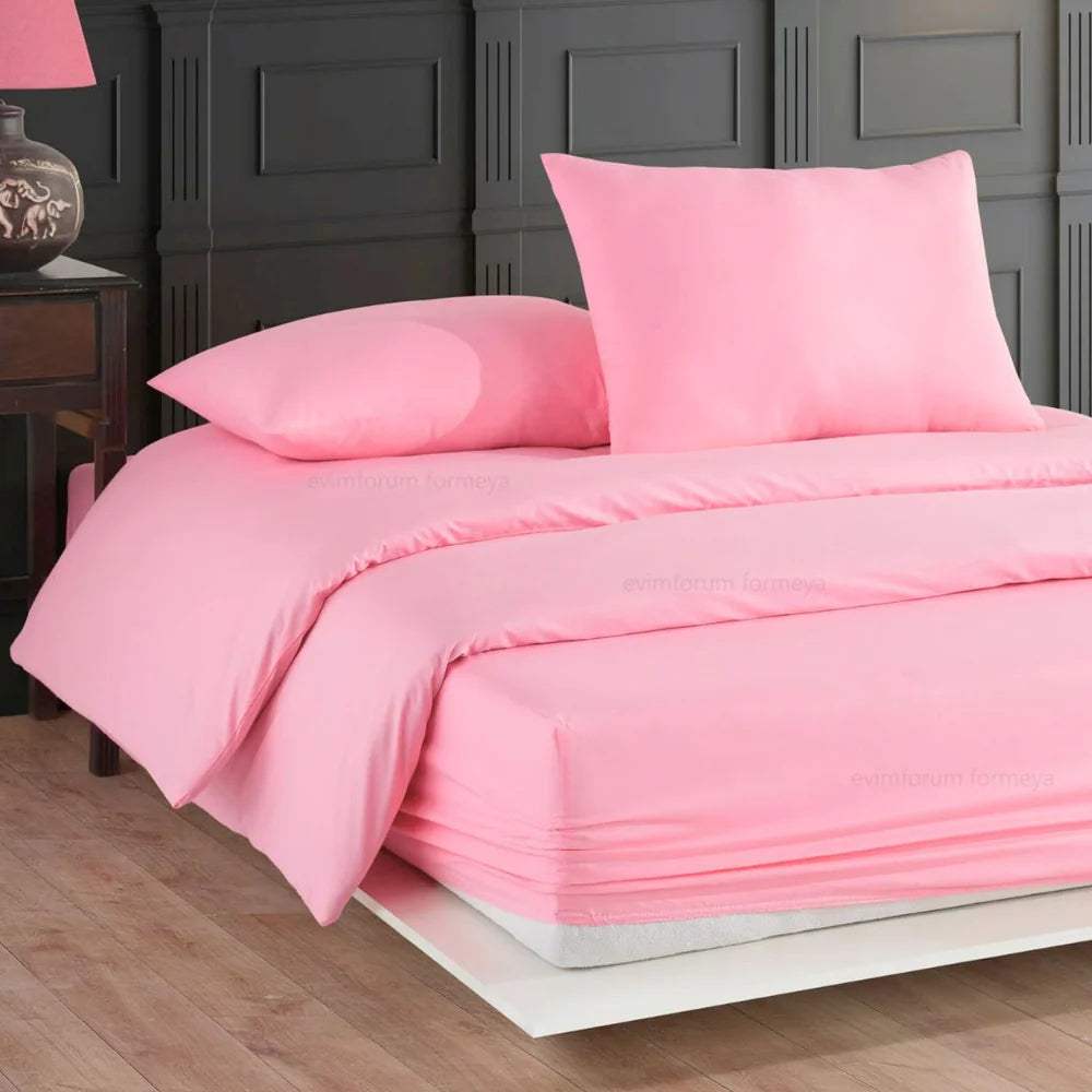 Premium Bettwäsche Set aus 100% Baumwolle Renforcé (Naturfaser) & Kissenbezug