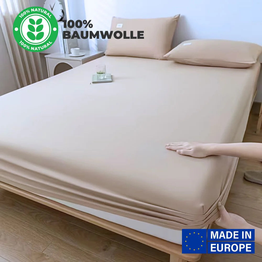 Premium Spannbettlaken 100 % Baumwolle Jersey