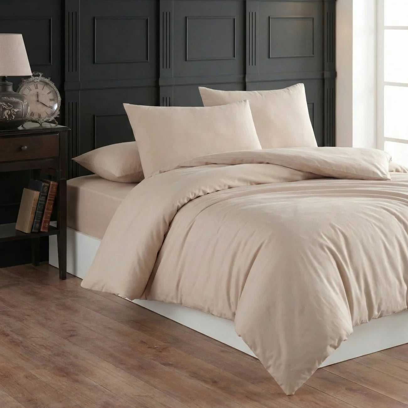 Premium Bettwäsche Set aus 100% Baumwolle Renforcé (Naturfaser) & Kissenbezug