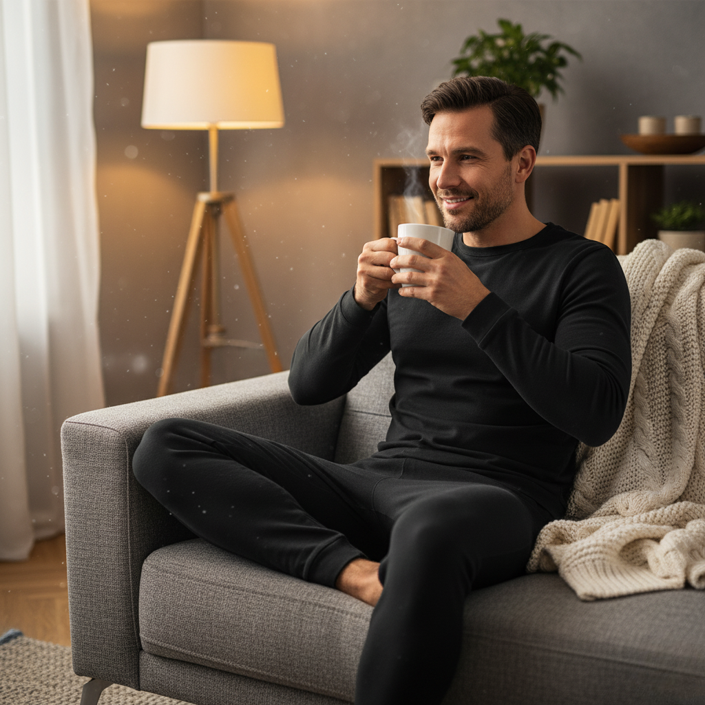 Reluno ThermoSkin – Herren Thermounterwäsche Langarm