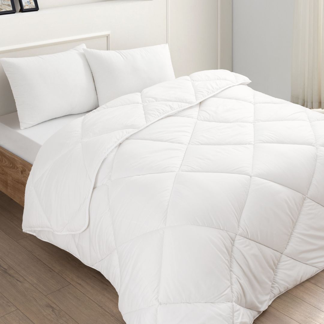 Premium Steppdecke – 4-Jahreszeiten, Doppelseitig, Hypoallergen