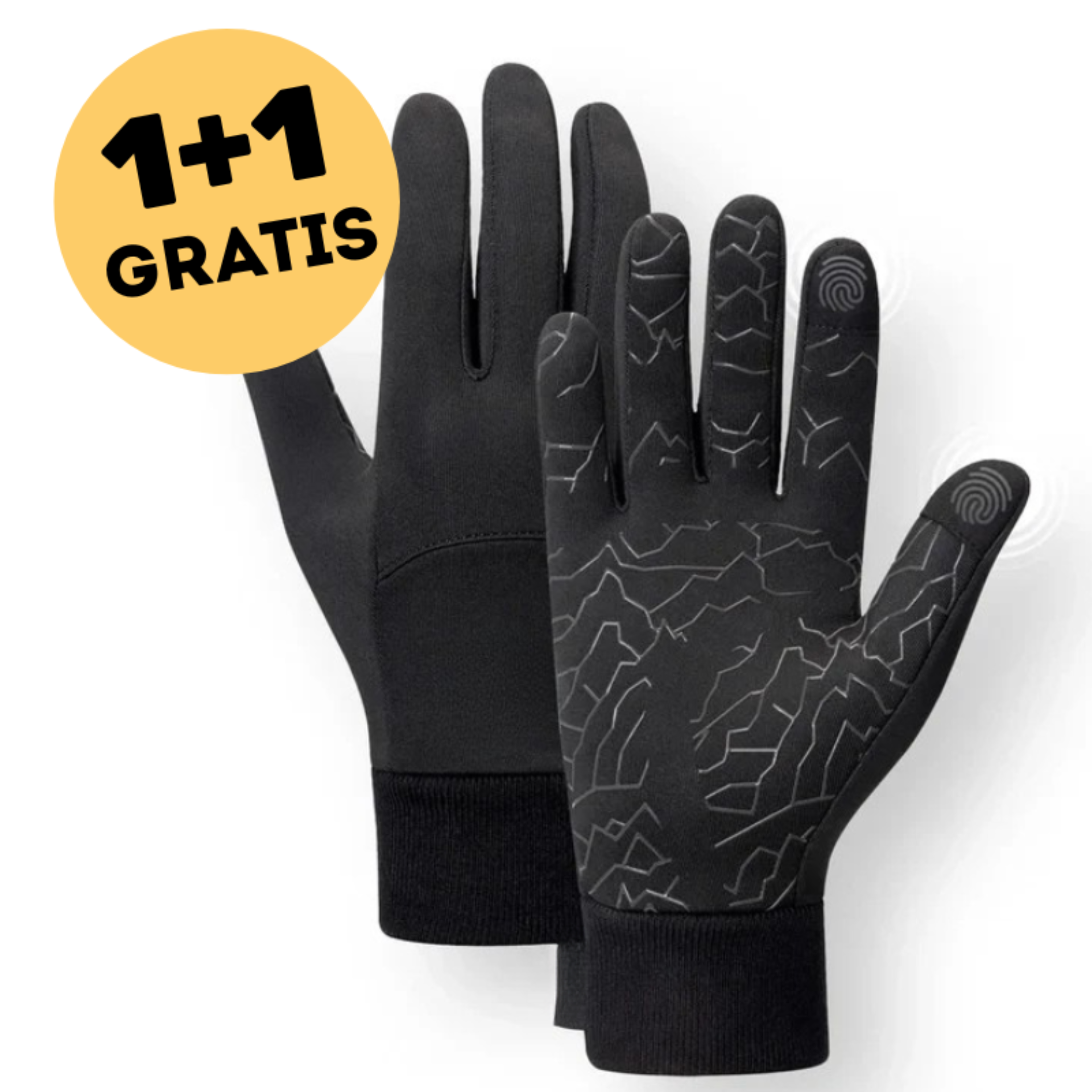 Reluno Premium Thermo Fahrradhandschuhe 1+1 GRATIS