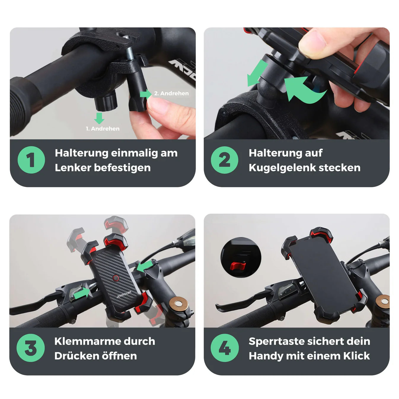 360° Handyhalterung (für alle Smartphones geeignet)