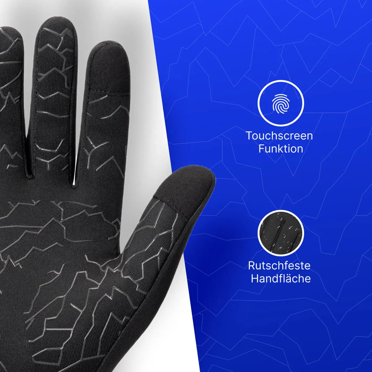 Reluno Premium Thermo Fahrradhandschuhe 1+1 GRATIS